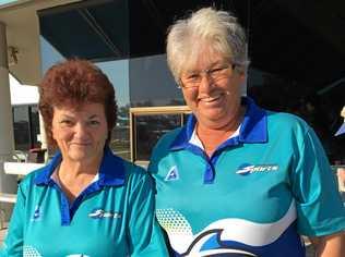 CLUB CHAMPIONS: South Tweed Bowls Club Ladies Pairs champions Sally Hickman And Cheryl Moran. Picture: Supplied