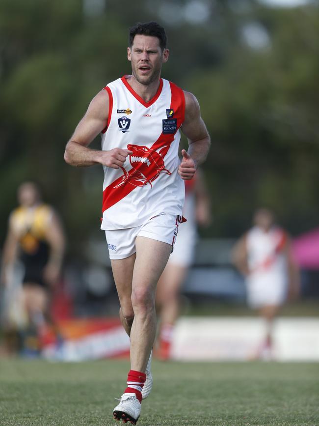 Sam Gibson playing for Sorrento earlier this season.