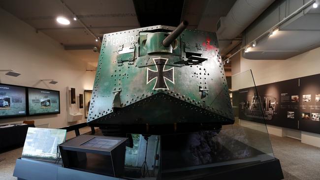 German Tank Mephisto at the Queensland Museum.