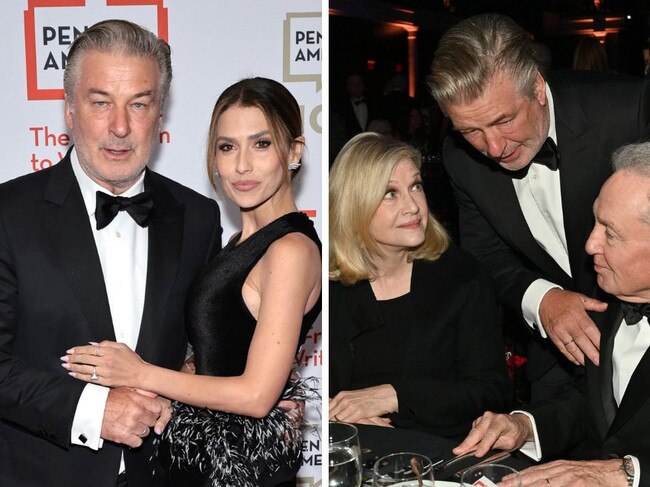 Alec Baldwin attends first red carpet since Rust shooting charges dropped. Picture: Getty