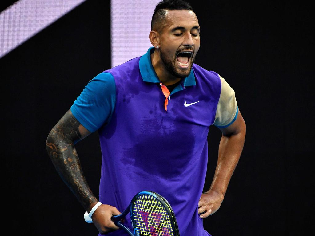 Kyrgios lost his cool.