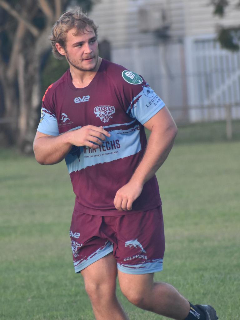 CQ Capras under-19 squad at a pre-season training session at Kettle Park, Rockhampton, on December 18, 2024.