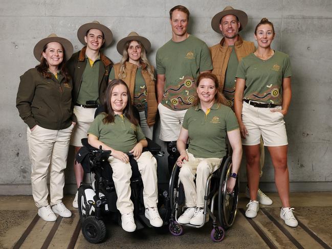 A new look Paralympic team uniform was unveiled at the RM Williams x Australian launch to close Australian Fashion Week. Australia. Picture: Don Arnold/WireImage