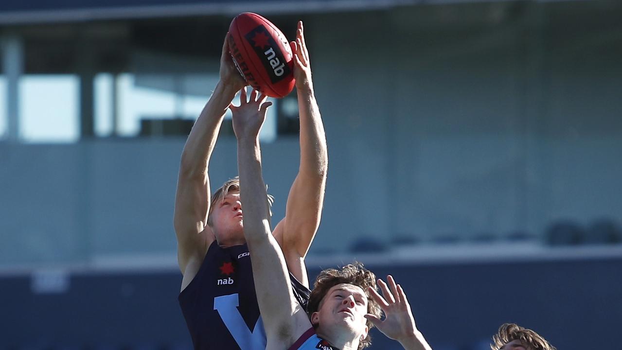 Fischer McAsey impressed for Vic Metro. Photo: Dylan Burns/AFL Photos via Getty Images)