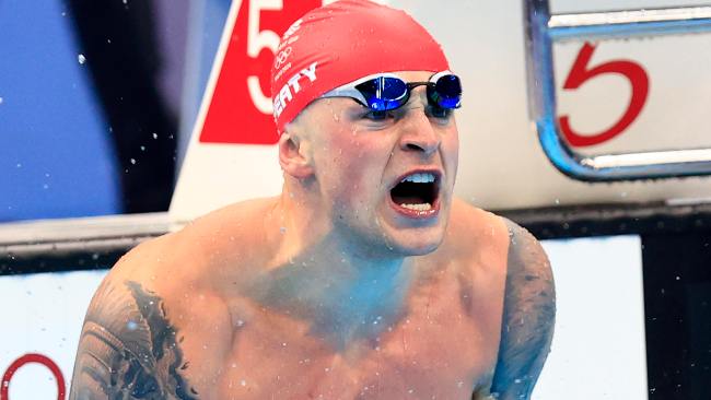 Brit Adam Peaty is talking tough. Picture: Adam Head