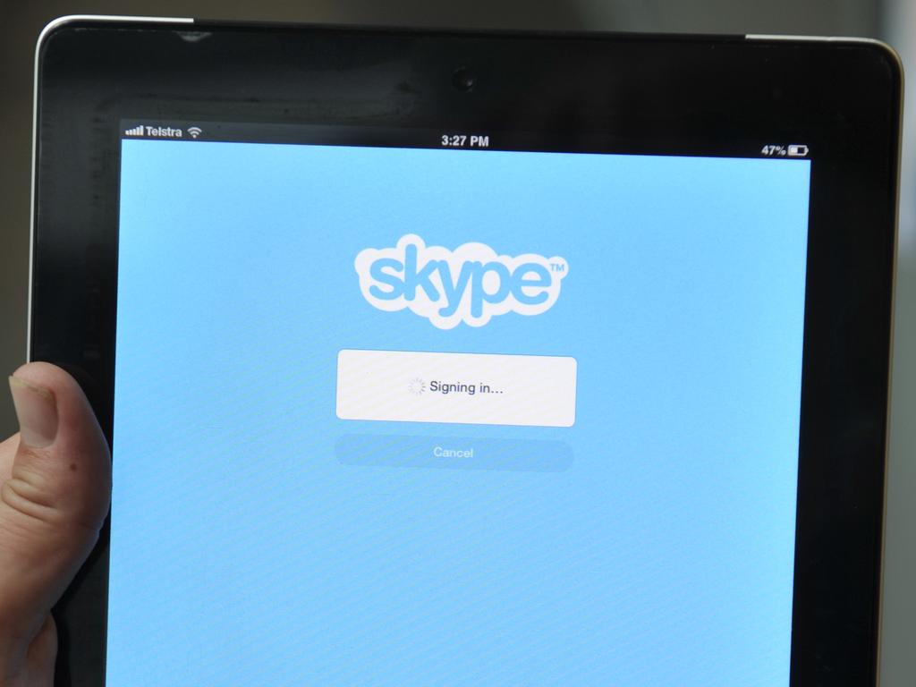 Microsoft says it has permission to access the Skype data. Picture: Campbell Brodie