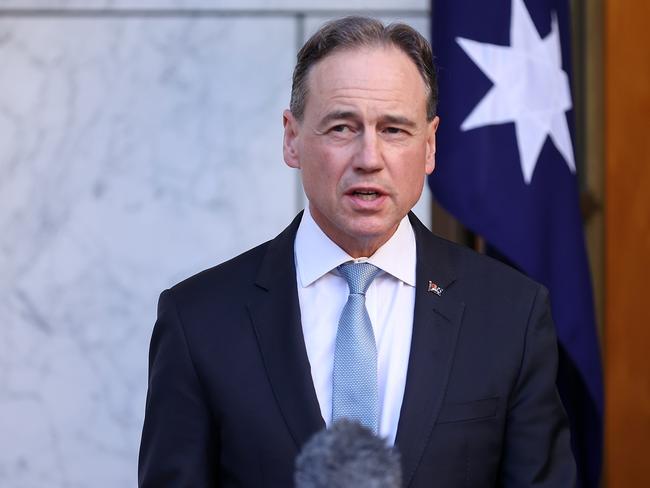 Health Minister Greg Hunt. Picture: NCA NewsWire / Gary Ramage