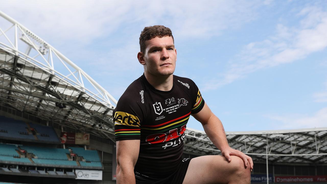 Penrith‘s Liam Martin hasn’t given up hope of a premiership this season despite last weekend’s finals loss to South Sydney. Picture: Brett Costello.