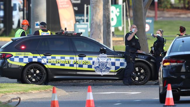 A motorcyclist has died in a collision on Wellington Rd in Clayton. Picture: David Crosling.