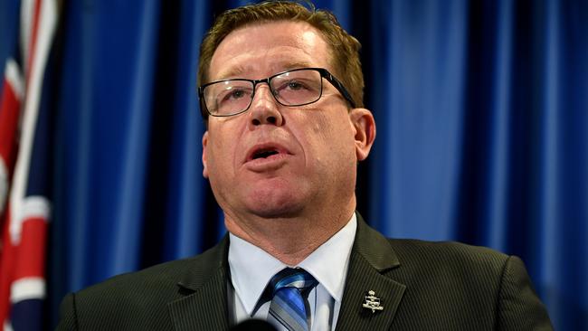 NSW Police Minister Troy Grant has come under fire over the accident. Picture: AAP Image/Joel Carrett