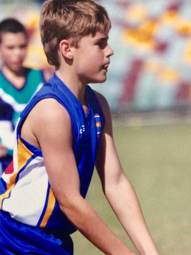 Jack Payne in action for a Sunshine Coast representative team.