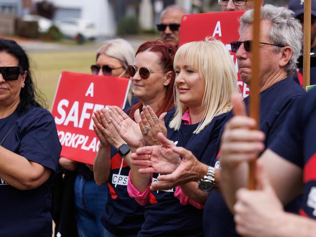 DAILY TELEGRAPH, DECEMBER 16, 2022Prison officers from Parklea Prison went on strike today over pay and conditions. Picture: David Swift