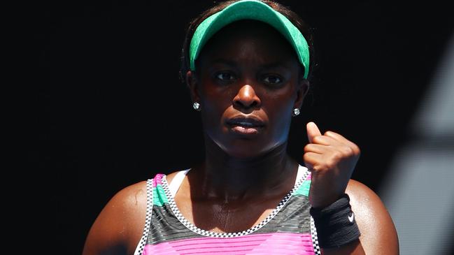 Sloane Stephens was in great form at Melbourne Park on Wednesday.