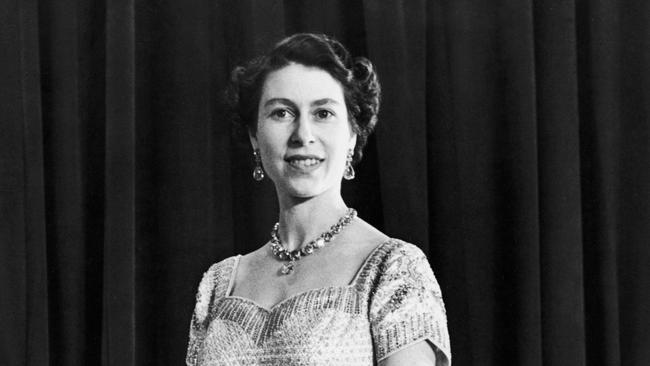 Queen Elizabeth in an official portrait ahead of her Coronation... in what year?