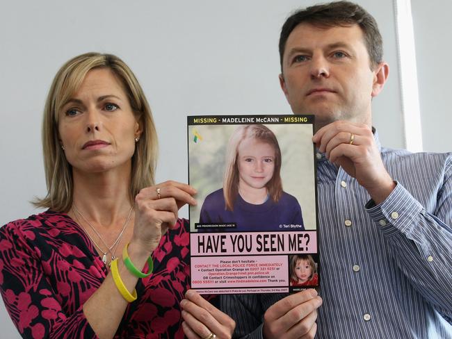 More than 10 years have passed since Madeleine McCann disappeared but police continue to pursue fresh leads. Picture: Getty Images
