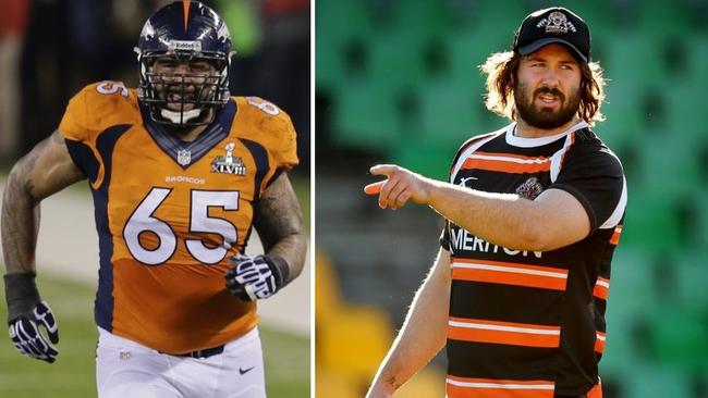 Aaron Woods and Louis Vasquez have size and power.