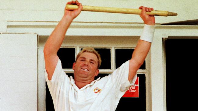 Australian cricket superstar Shane Warne.