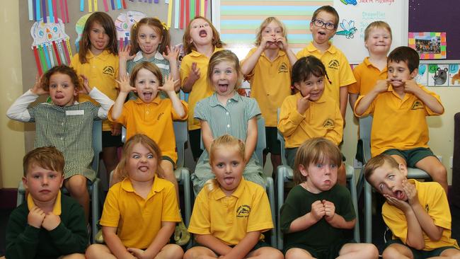 Point Lonsdale Primary Foundation Back row L-R: Hannah Williams, Edith Brown, Harrison Roberts, Jack Millar, Jack Wightman, Finn Wighton. Middle row: Laney Nicholson, Luca Bruce, Mackenzie Smith, Surya Baker, Samuel Moylan. Front row: Freddie Phillips, Sophie Broadbear, Yolandi Mcclelland, Viv Heppell, Lincoln Fehling.