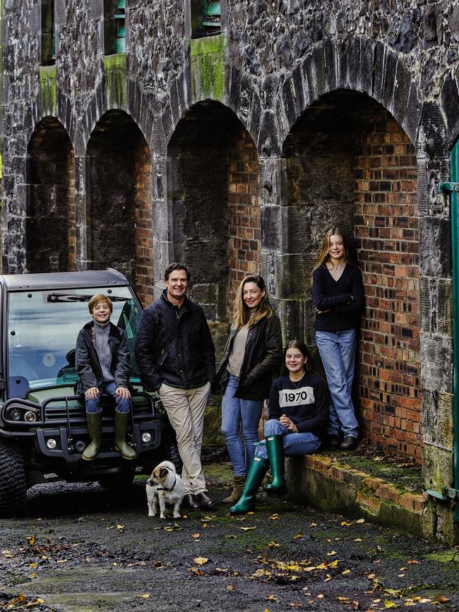 The Manifold family with Jane at centre. Picture: Brent Darby.