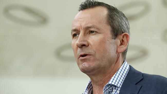 WA Premier Mark McGowan said the powers wouldn’t apply to people ‘just walking down the street in Perth or Bunbury’. Picture: NCA NewsWire /Philip Gostelow