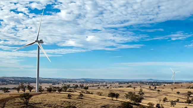 The Coonooer Bridge wind farm in Victoria.