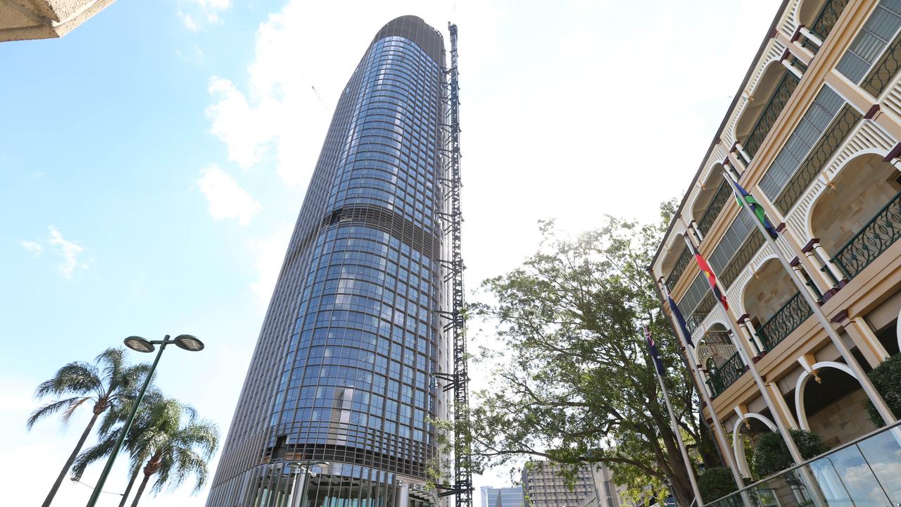 1 William Street dubbed The Tower of Power. Picture: Lyndon Mechielsen/The Australian