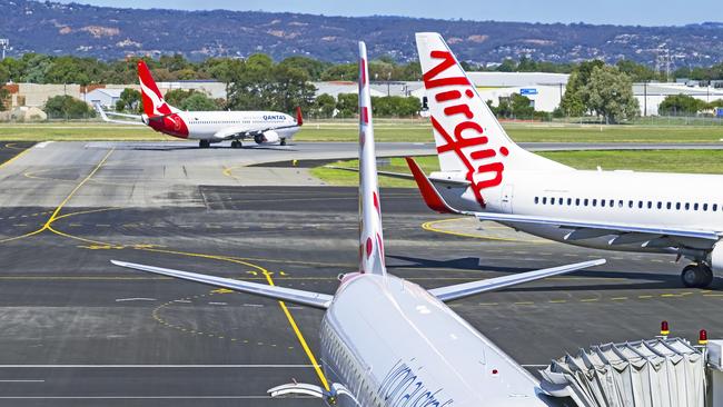 Planes from at Adelaide Airport. Picture: iStock