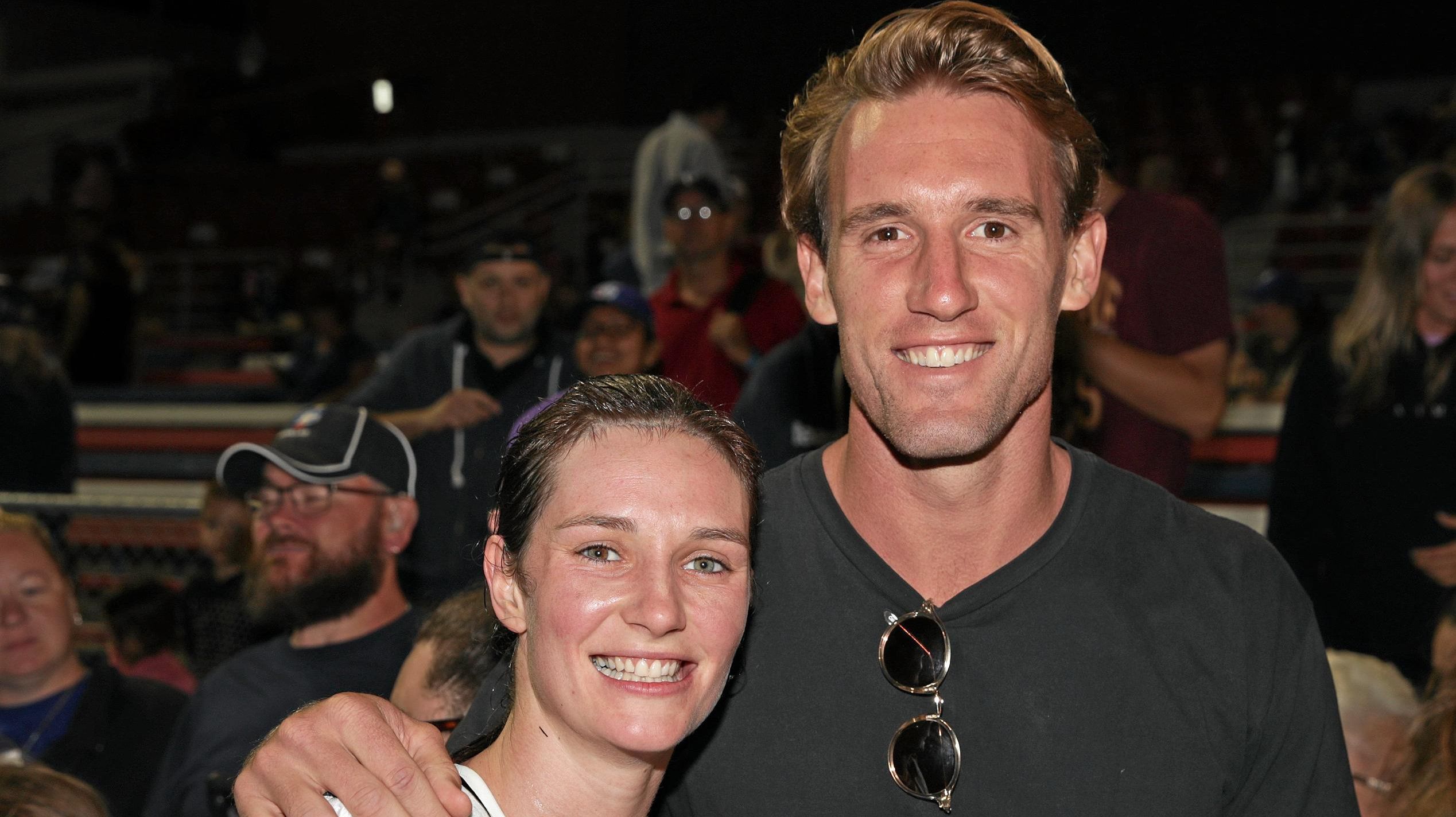 Jessy Keeffe makes her debut - Jessy Keeffe's brother Lachlan (GWS Giants player) flew down from Sydney to cheer on Jessy for her debut. Picture: David Layden