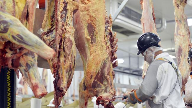 File Images - JBS Meat Works at Dinmore. Picture NRM