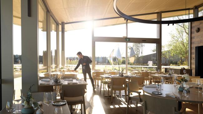 The dining room at Pt Leo.