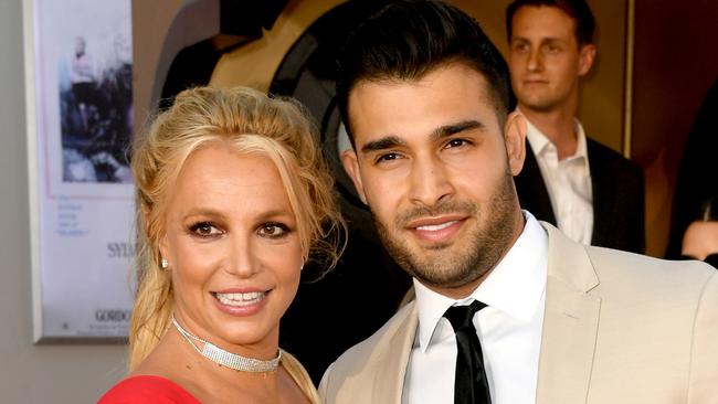 Britney and her partner Sam have shared some upsetting news with fans. Picture: Getty