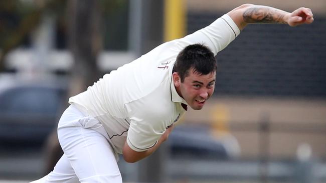 Brendan Bennett in action for West Newport. Picture: Mark Wilson