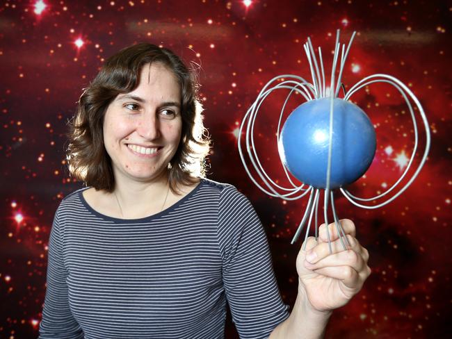 Melbourne University astrophysicist Katie Mack desperately wants to get Mars. Picture: Rebecca Michael