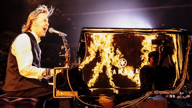 Paul McCartney performing at the Adelaide Entertainment Centre. Picture: MPL Communications