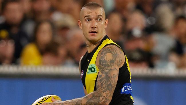 Collingwood should prepare for the full Dustin Martin experience on Saturday. Picture: Getty Images