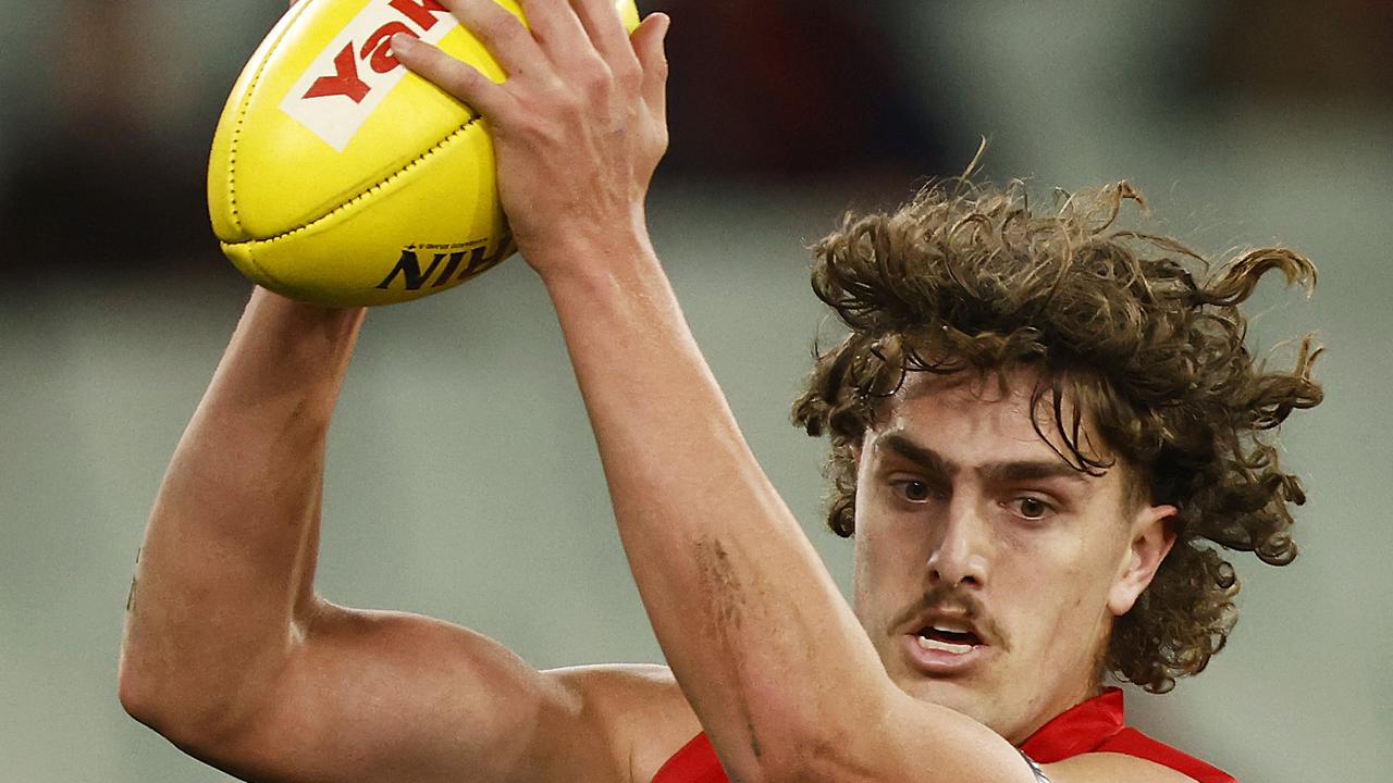 Melbourne’s Luke Jackson is one of the 2021 AFL Rising Star favourites. Picture: Getty Images