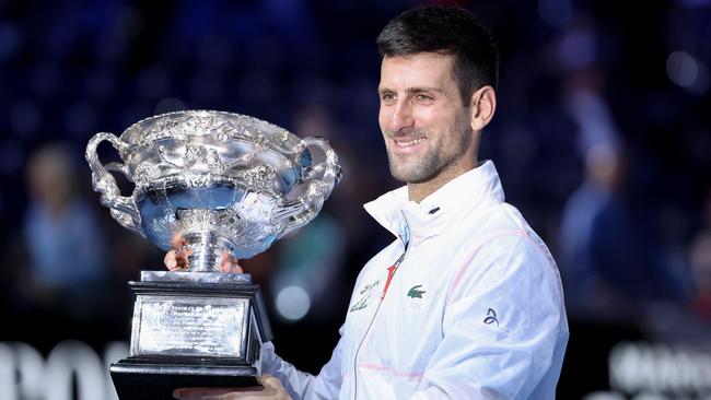 Players at next year’s Australian Open have plenty of reasons to smile with a record prize pool on offer for the season-opening grand slam. Picture: Lintao Zhang/Getty Images