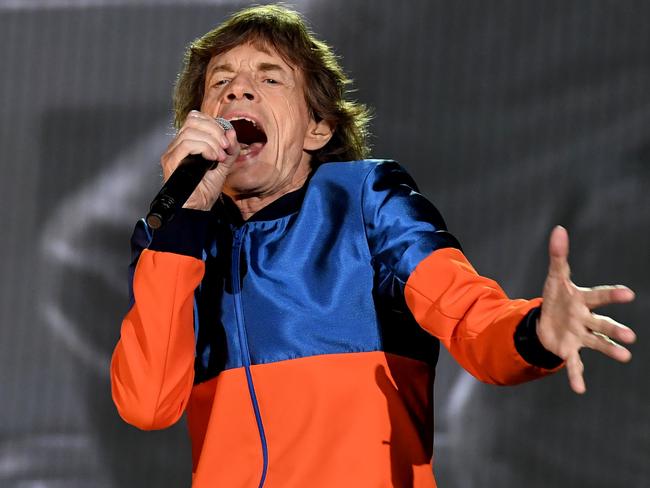 The Rolling Stones’ front man Mick Jagger fathered his eighth child at 73. Picture: AFP Photo/Mark Ralston