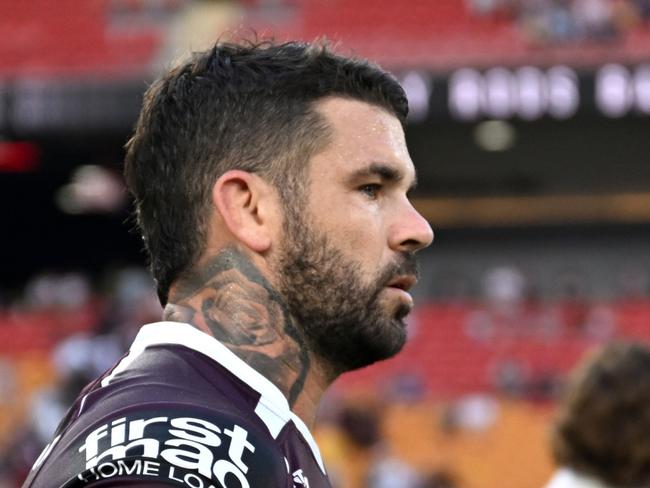 NRL 2025 RD11 Brisbane Broncos v St. George Illawarra Dragons - Adam Reynolds Ezra Mam, Dejection Picture NRL Photos