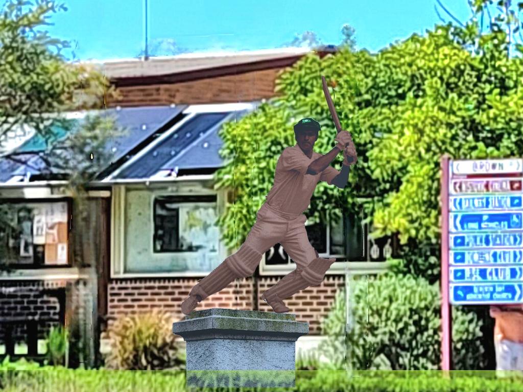 Artist's impression of how Dungog may look with the statue.