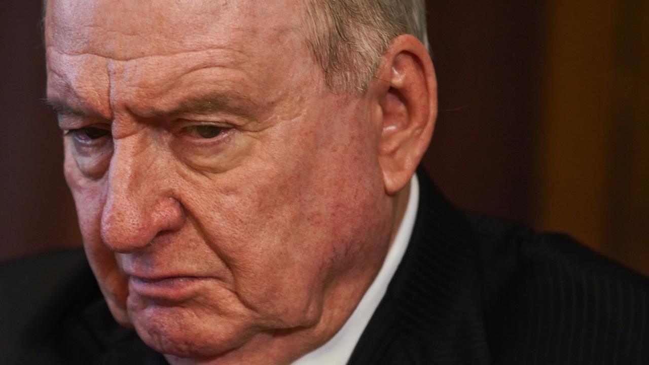 It’s not been the best year for Alan Jones — a costly defamation, an ‘N’ word scandal and the Opera House brouhaha. Picture: Ben Rushton/AAP