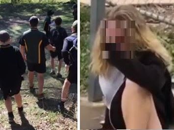 Vile videos of School yard fights, seemingly filmed in Gympie, have emerged on social media.