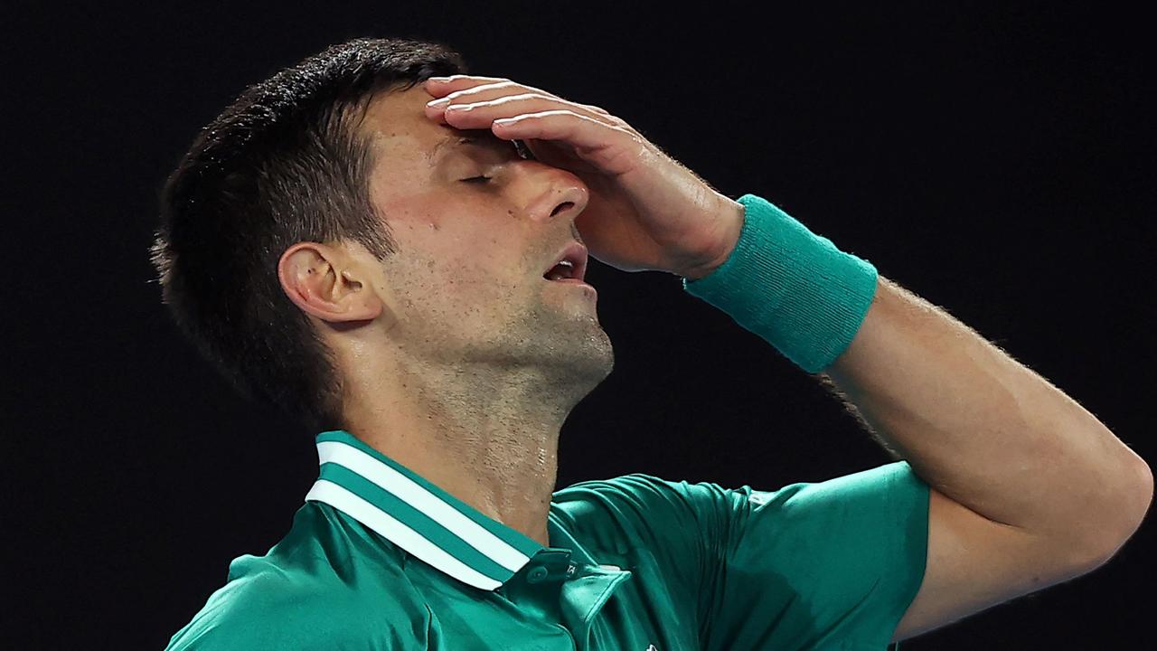 Novak Djokovic of Serbia. Photo by Brandon MALONE / AFP