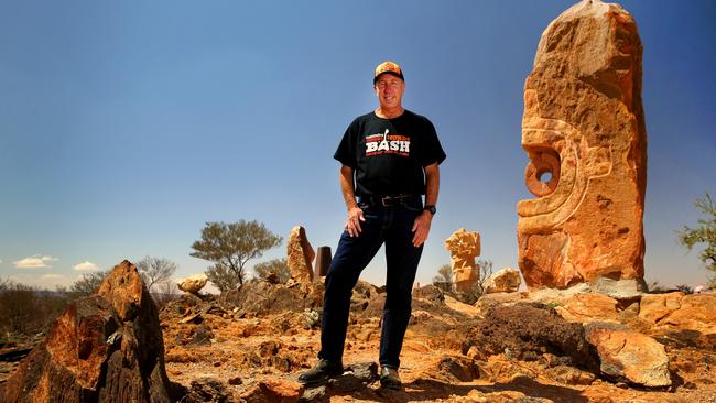 Greg Donovan, managing director of the Outback Music Festival Group, at the Living Desert Reserve near Broken Hill. Picture: Nathan Edwards