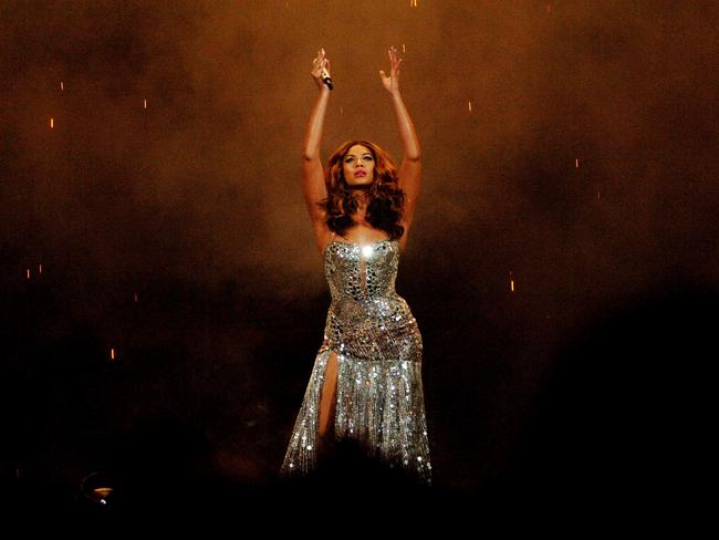 Beyoncé performs at Acer Arena in Sydney. Picture: Tracey Nearmy/AAP