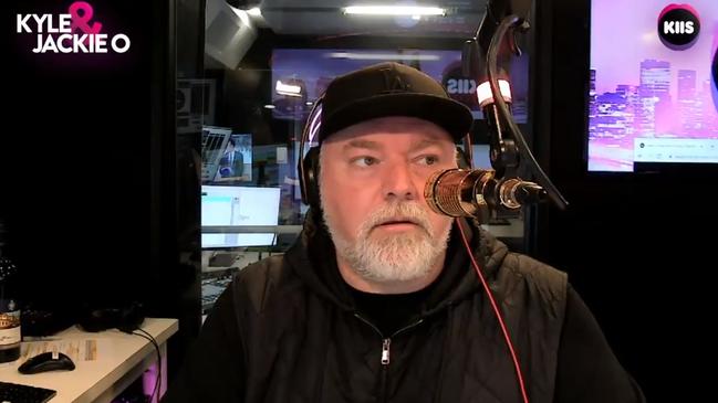 Kyle Sandilands was remorseful during his on-air apology over his Virgin Mary comments. Picture: Twitter