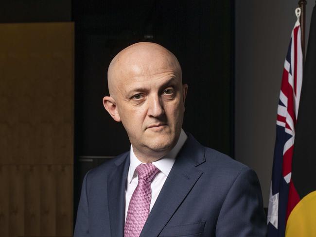 Mike Burgess, Director-General of Security of Australian Security Intelligence Organisation at the ASIO headquarters in Canberra, 24 February 2020. Picture by Sean Davey.