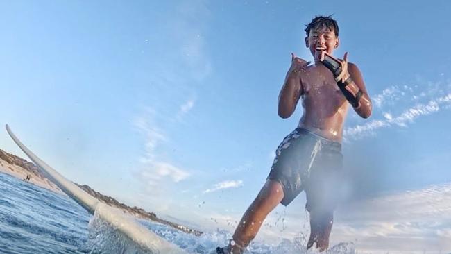 Kai Nixon surfing. Picture: Cruz Campbell