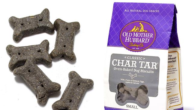 Old Mother Hubbard Baking Co. makes Classic Char Tar dog biscuits with activated charcoal. Picture: F. Martin Ramin / The Wall Street Journal