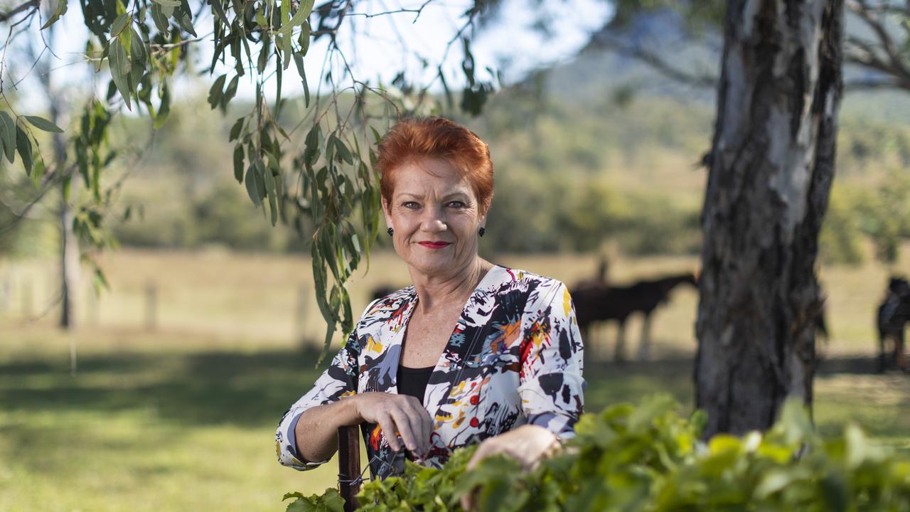 Climate change: Senator Hanson does not believe human activity has made a big impact on climate. Picture: Mark Cranitch.